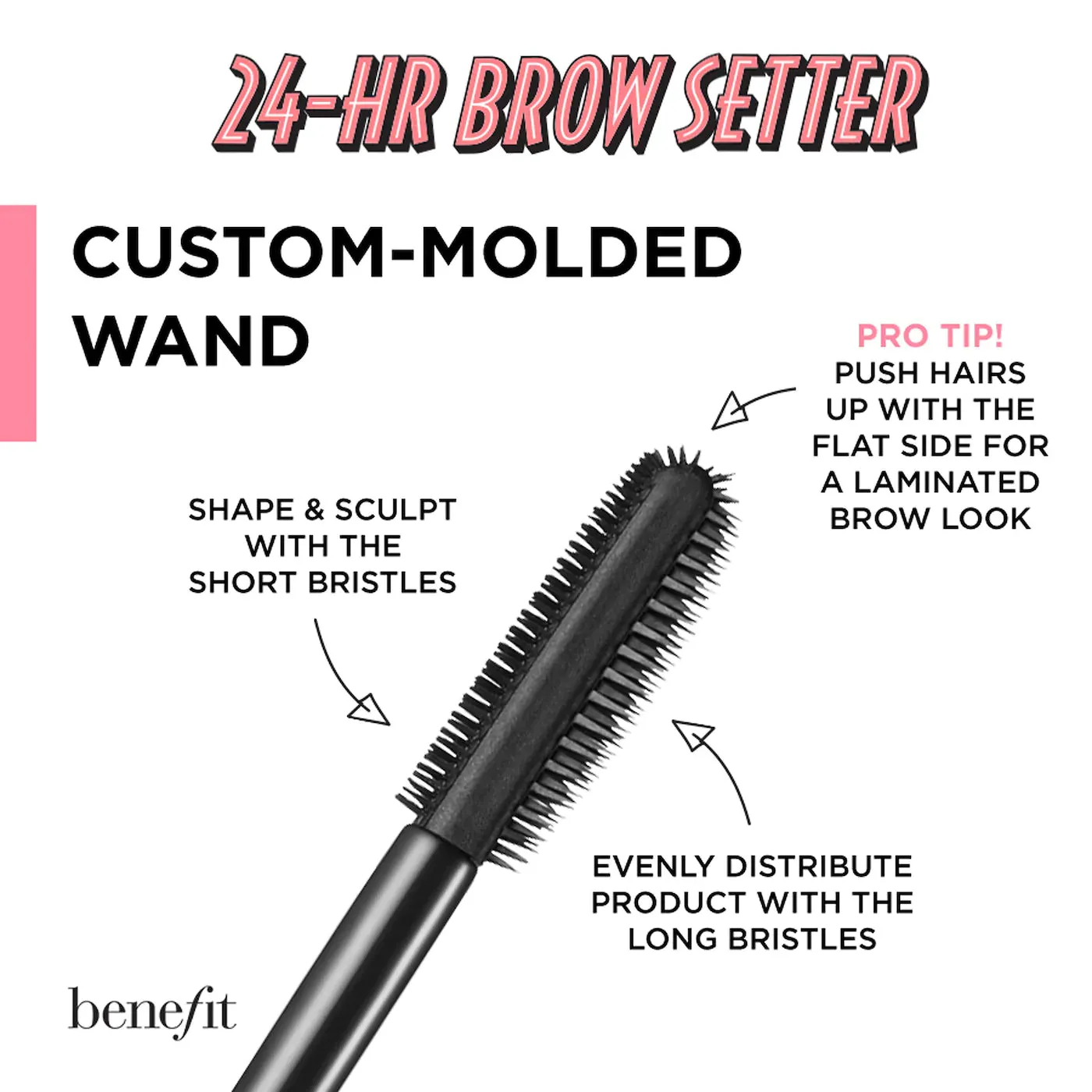 24-HR Brow Setter Clear Brow Gel with Lamination Effect
