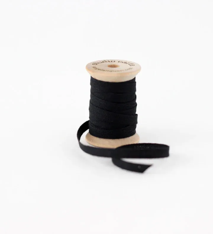 5 Yards of Cotton Ribbon on Wooden Spool
