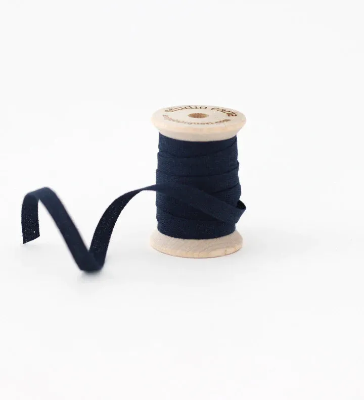 5 Yards of Cotton Ribbon on Wooden Spool