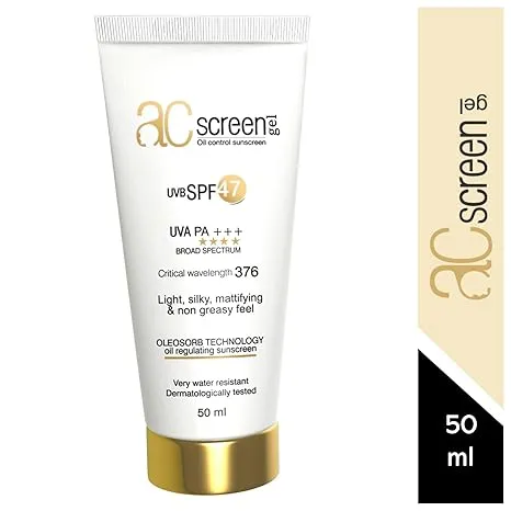 Acscreen Sunscreen UVB SPF 47) UVA PA     - 50 ml