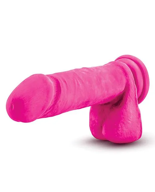 Blush Au Natural Bold Hero 8 Inch Dildo - Pink