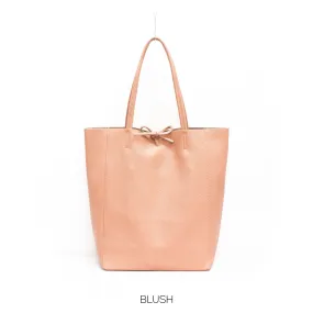 Blush Genuine Leather Shopper Bag Large Leather Tote Bag