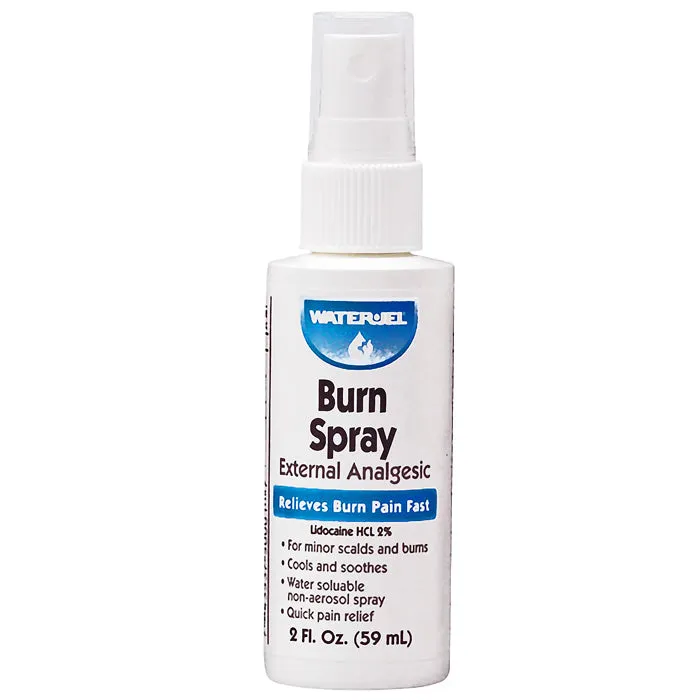Burn Relief Topical Spray by Water Jel for Minor Burns and Scalds 2 oz