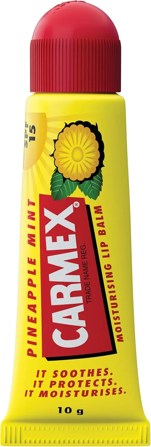 Carma Laboratories Carmex Moisturising Lip Balm Tube Pineapple Mint 10g