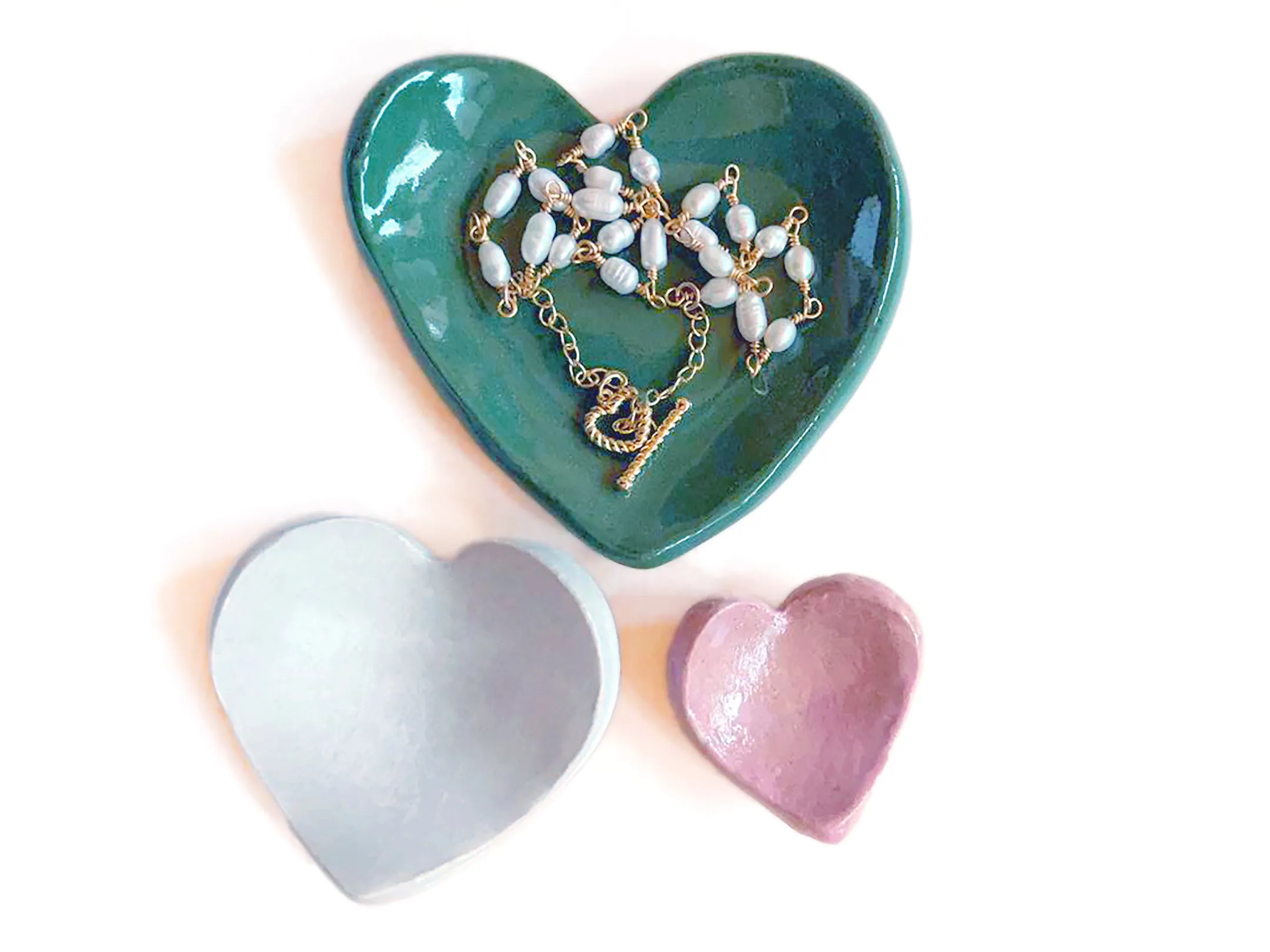 Ceramic Heart Dishes