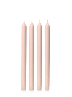DINNER CANDLE 30cm (Pack of 4), NUDE