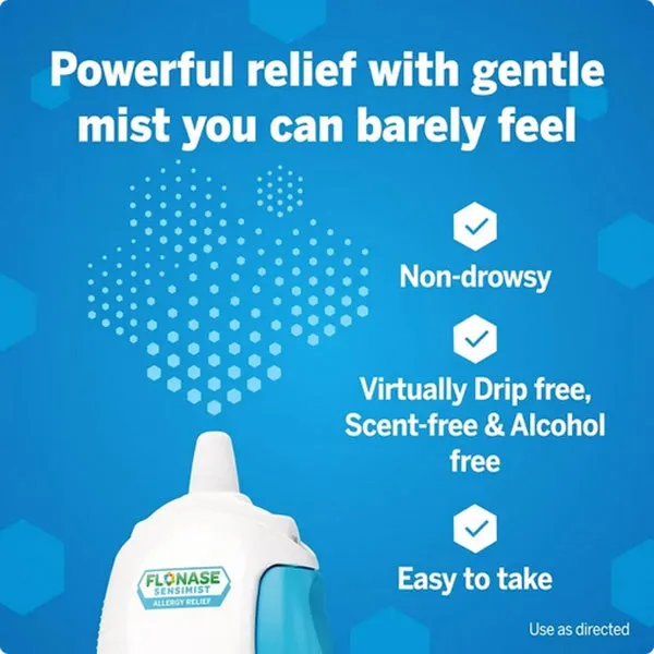 Flonase Sensimist Allergy Relief Nasal Spray, 120 Metered Sprays