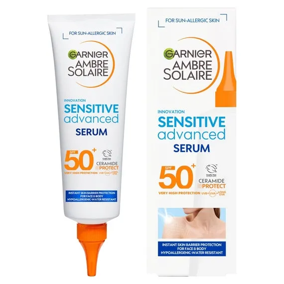 Garnier Ambre Solaire SPF 50  Sensitive Advanced Face & Body Serum 125ml