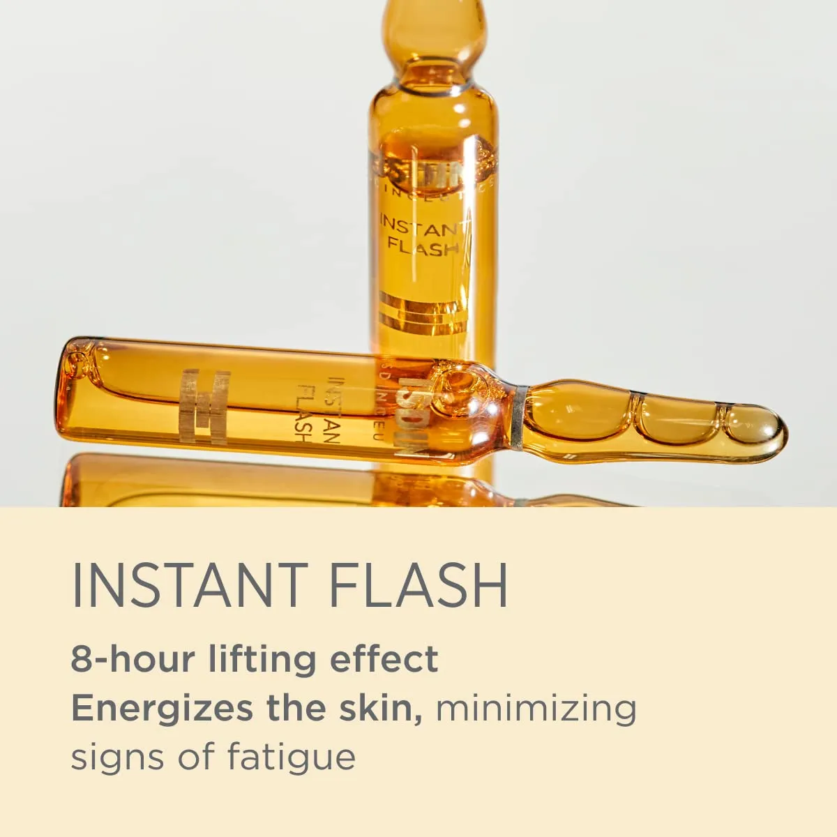 ISDIN Isdinceutics Instant Flash Firming and Lifting Serum for Face with Antioxidants and Hyaluronic Acid - 5 ampoules, 0.06FL OZ x 5
