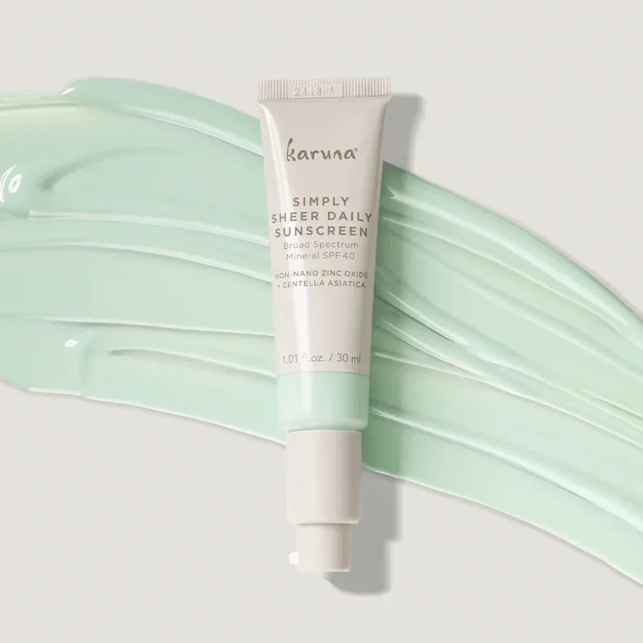 Karuna Simply Sheer Daily Sunscreen SPF 40, 1.01 fl. oz.
