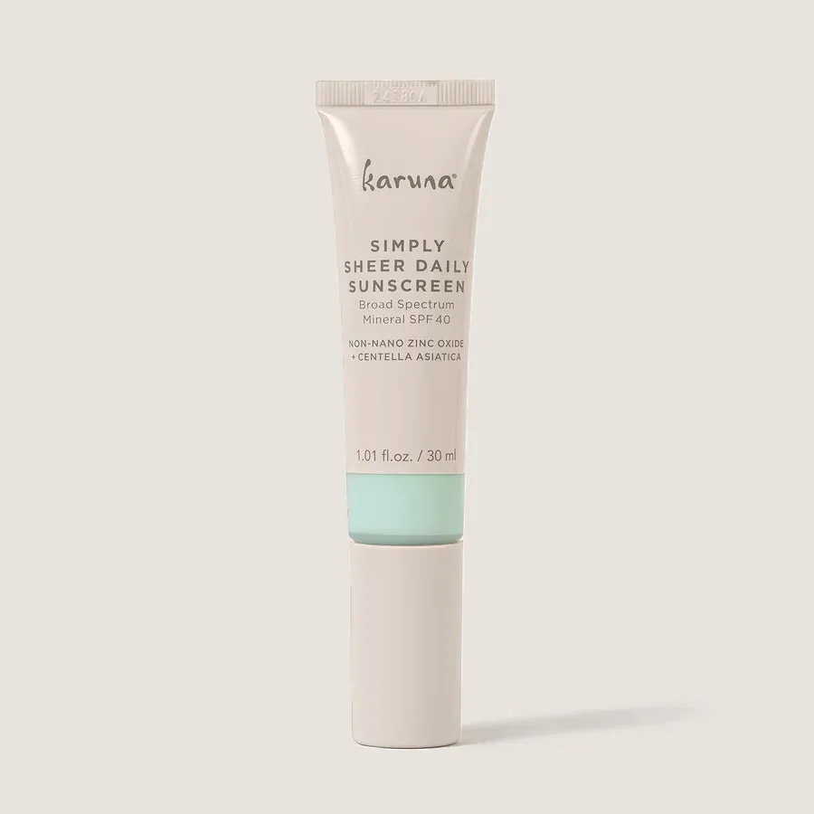 Karuna Simply Sheer Daily Sunscreen SPF 40, 1.01 fl. oz.