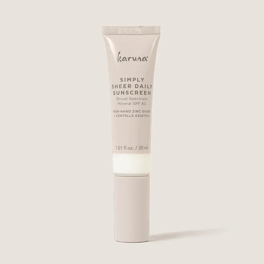 Karuna Simply Sheer Daily Sunscreen SPF 40, 1.01 fl. oz.