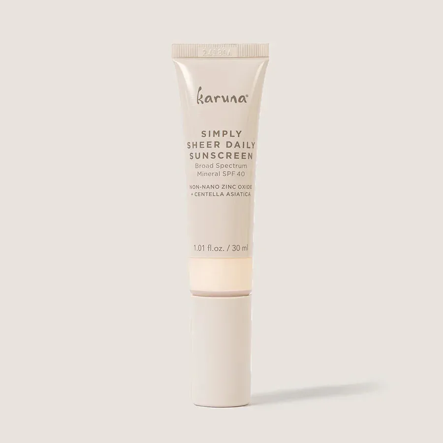 Karuna Simply Sheer Daily Sunscreen SPF 40, 1.01 fl. oz.