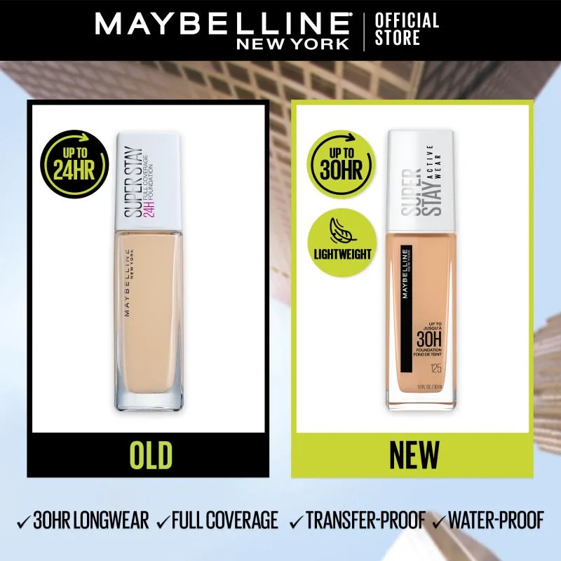Maybelline Superstay 30 Hours Full Coverage Foundation (30ml)