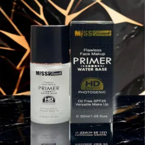 Miss Touch Flawless Face Makeup Primer Water Base Oil Free SPF25 30ml