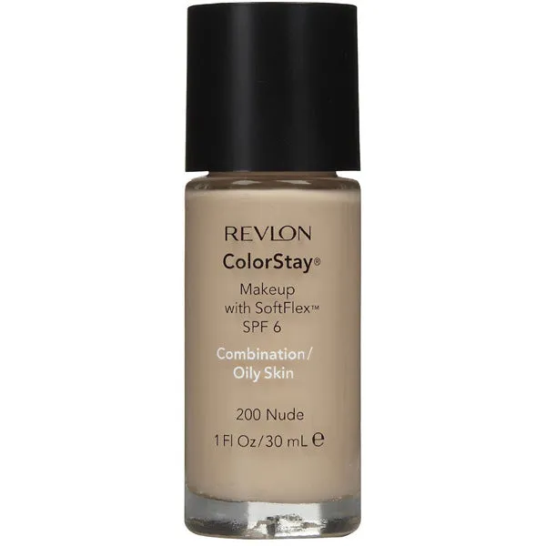 REVLON - ColorStay Makeup for Combination/Oily Skin 200 Nude - 1 fl. oz. (30 ml)