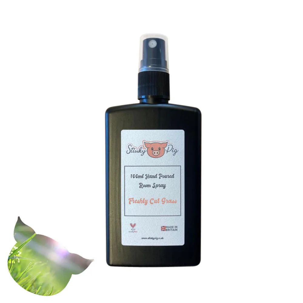 Stinky Pig Highly Scented Medium Room Spray - 100ml Freshly Cut Grass