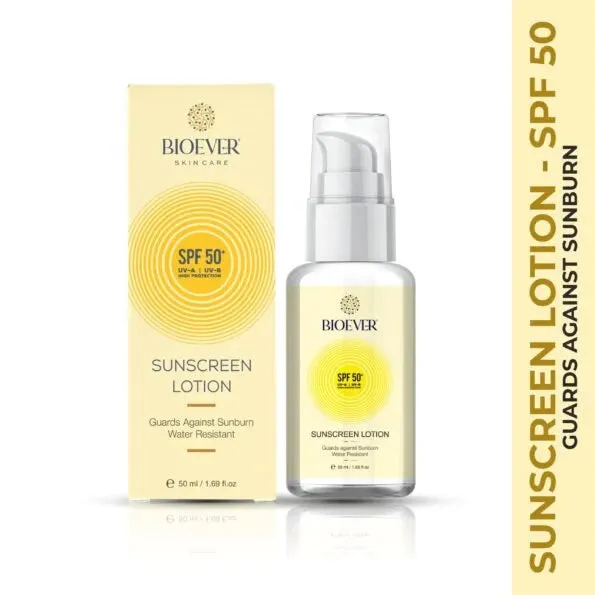Sunscreen Lotion SPF 50 PA    | Zero White cast UV Protection Water resistance – 50ml