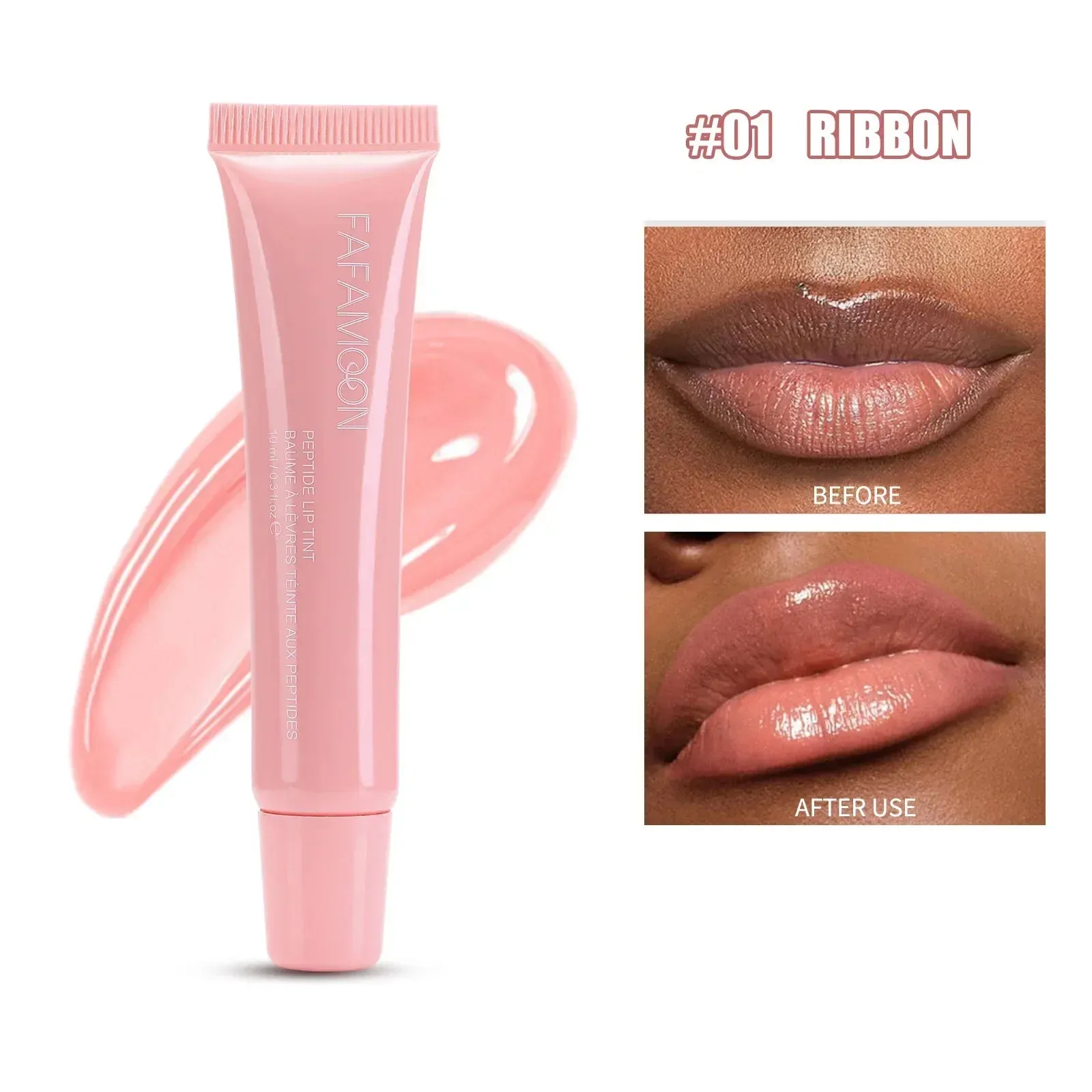 Toleet-Christmas/Thanksgiving Gift Winter Makeup Ideas 1pcs Soft Tube Mirror Lip Gloss Lip Oil Nude Brown Plumping Lip Gloss Moisturising Transparent Lipgloss Beauty Cosmetics Makeup